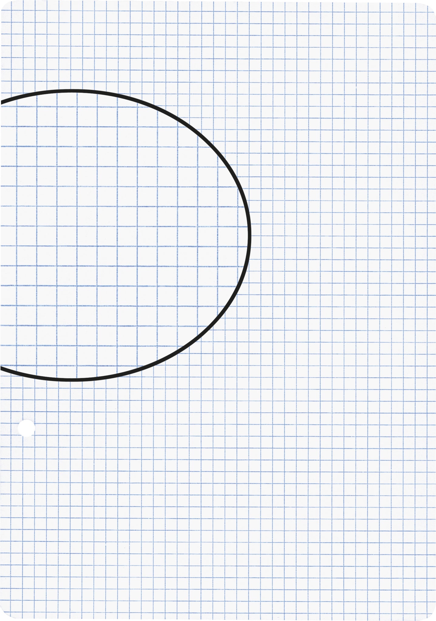 BIELLA Einlageblätter A5 45052400U weiss,kar. 4mm,2-Loch 100Bl.