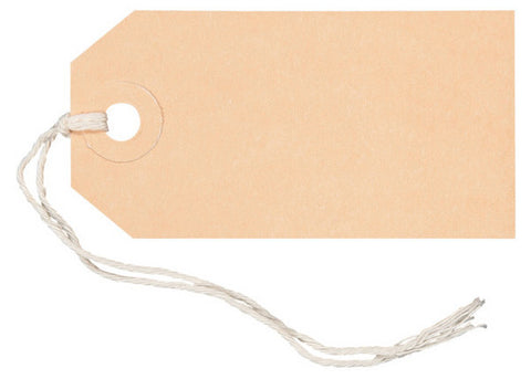 BIELLA Anhänge-Etiketten 45x90mm 56109000U braun 50 Stück
