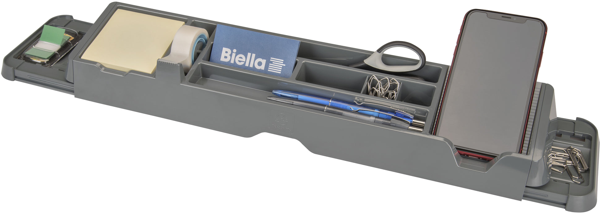 BIELLA Desk Organizer 6703825BIDU Biella, TOOLBAR grau