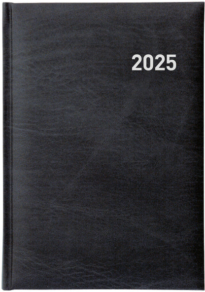 BIELLA Geschäftsagenda Executive 2025 806510020025 1T/1S schwarz ML 14.5x20.5cm