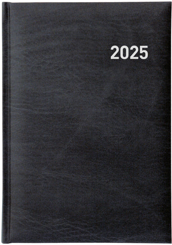 BIELLA Geschäftsagenda Executive 2025 806510020025 1T/1S schwarz ML 14.5x20.5cm