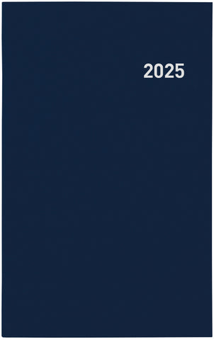 BIELLA Geschäftsagenda Compact 2025 807370050025 1W/1S blau ML 15x24cm