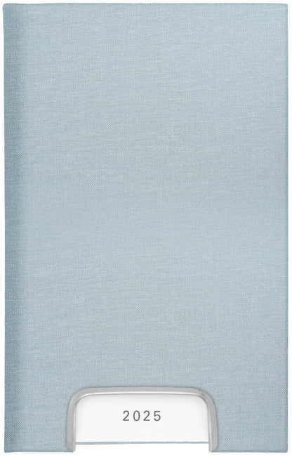 BIELLA Geschäftsagenda Disponent 2025 807401060025 1T/1S hellblau ML 10.1x16cm