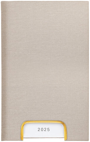 BIELLA Geschäftsagenda Disponent 2025 807401100025 1T/1S beige ML 10.1x16cm