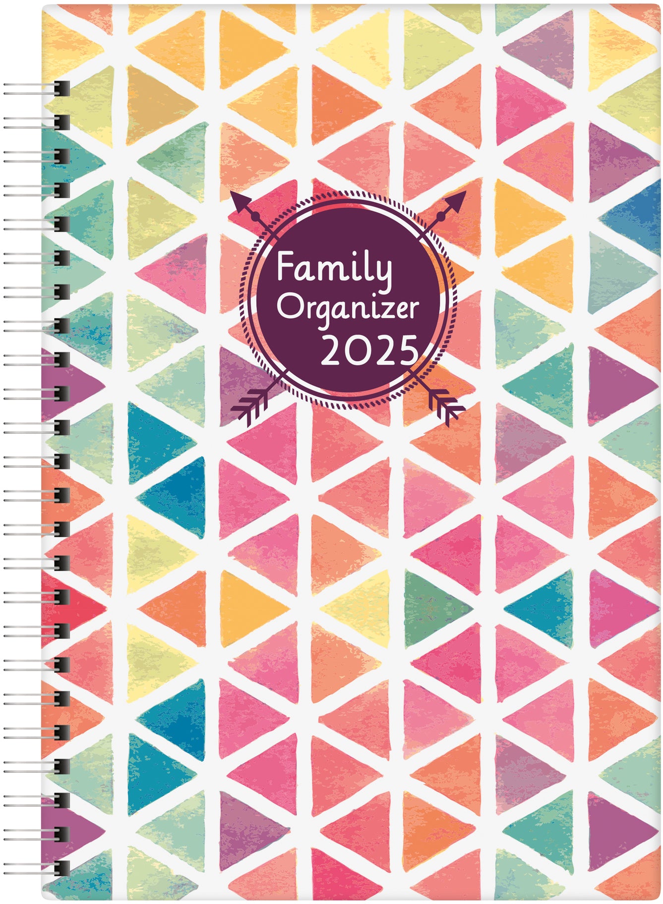 BIELLA Family Organizer Wire-O 2025 809535000025 1W/2S farbig ML 14.5x20.5cm