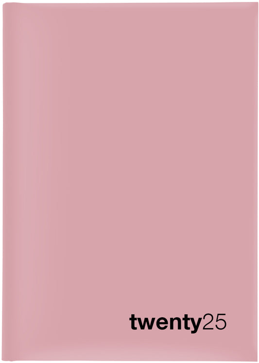 BIELLA Geschäftsagenda Colorful 2025 809701400025 1T/1S rosa ML 14.5x20.5cm