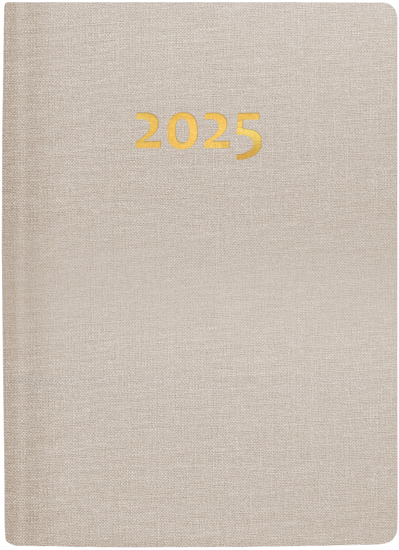 BIELLA Taschenagenda Rex 2025 825301100025 1W/2S beige ML 10.1x14.2cm