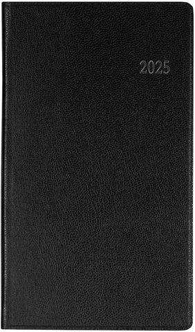 BIELLA Taschenagenda Budget 2025 830360020025 1W/2S schwarz ML 8.7x15.3cm