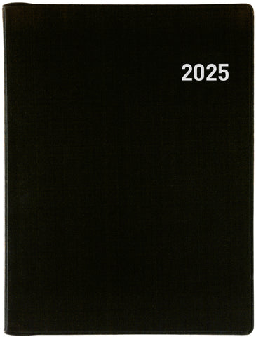 BIELLA Agenda Technikus 4 Wire-O 2025 834141020025 1T/1S schwarz ML 10.1x14.2cm