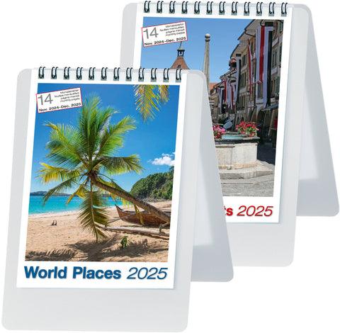 BIELLA Pultkalender Imago 2025 887160000025 1M/1S World pl. ML 10.5x14.8cm