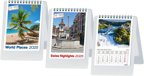 BIELLA Pultkalender Imago 2025 887160000025 1M/1S World pl. ML 10.5x14.8cm