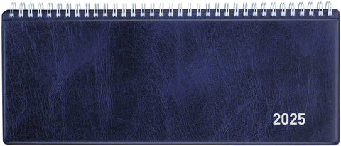 BIELLA Pultkalender Seplana 2025 888374050025 1W/2S blau ML 29.8x11.7cm