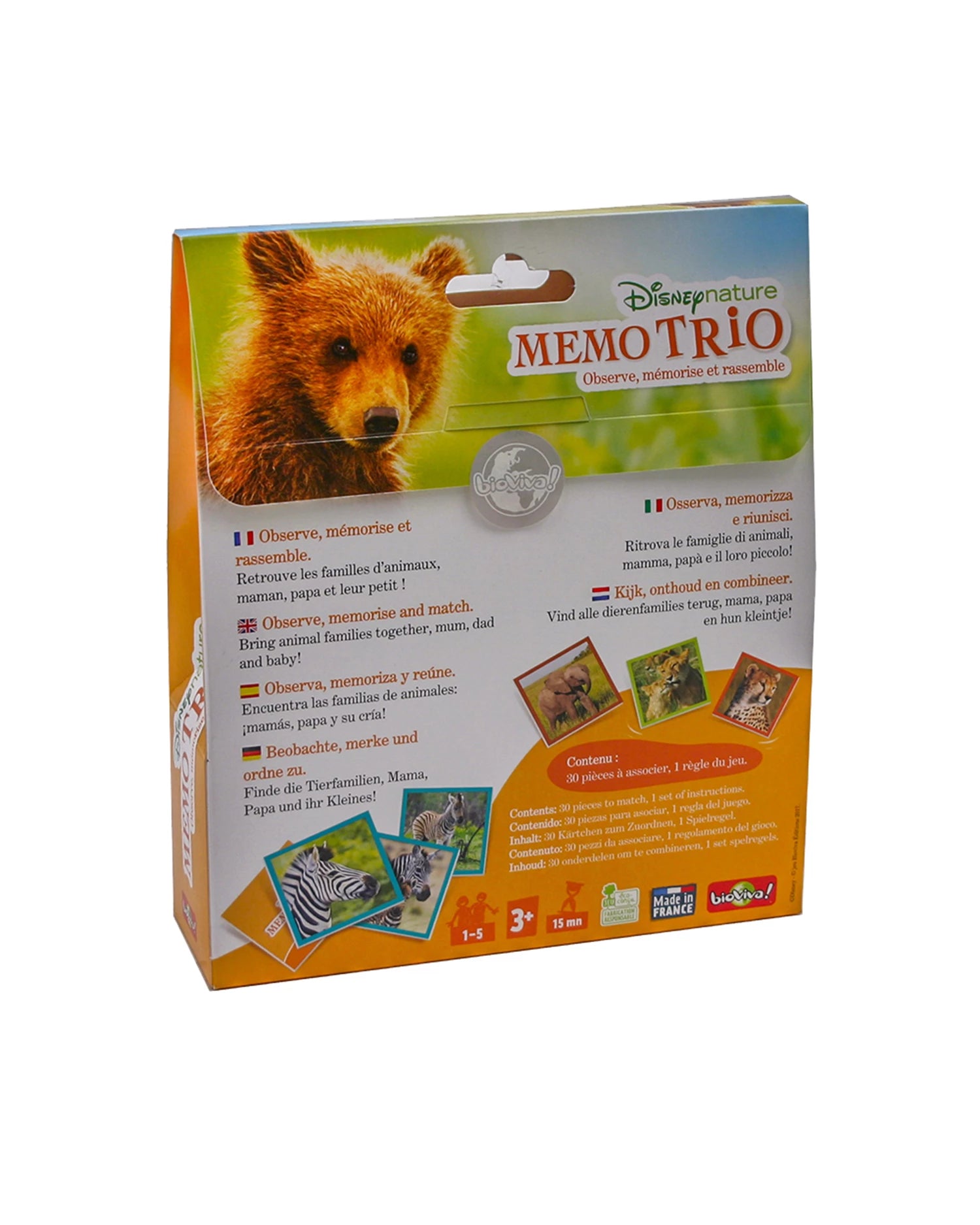 DISNEYNATURE MEMO TRIO (FR-DE-IT-EN-NL-ES)