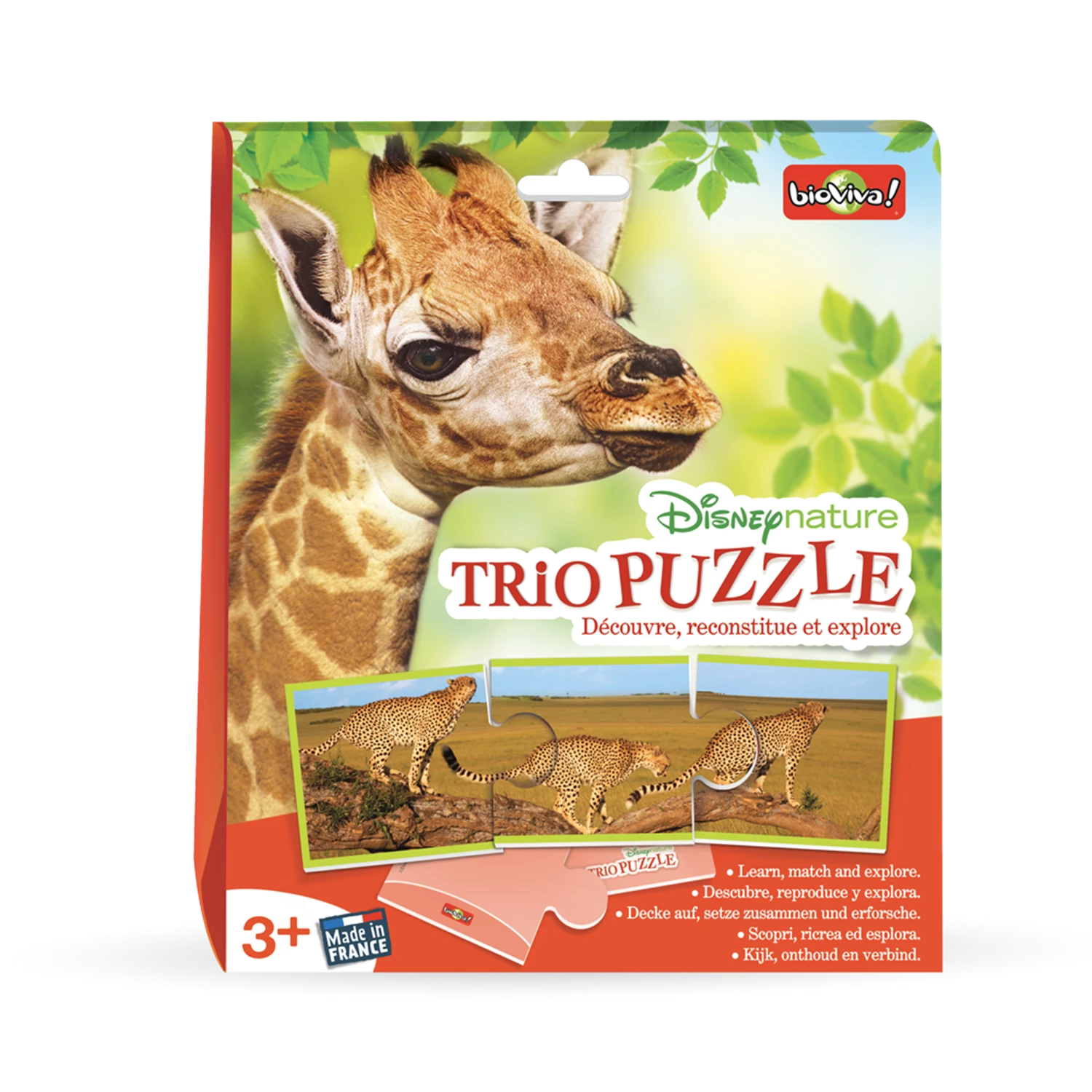 DISNEYNATURE TRIO PUZZLE (FR-DE-IT-EN-NL-ES)