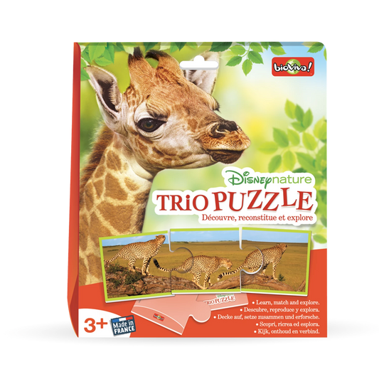 DISNEYNATURE TRIO PUZZLE (FR-DE-IT-EN-NL-ES)