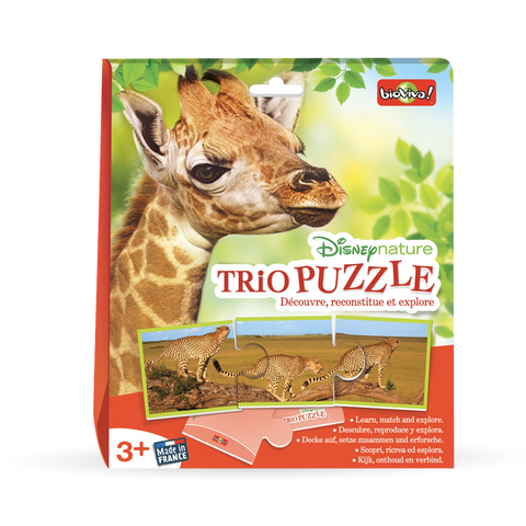 DISNEYNATURE TRIO PUZZLE (FR-DE-IT-EN-NL-ES)