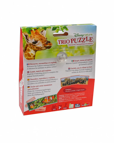 DISNEYNATURE TRIO PUZZLE (FR-DE-IT-EN-NL-ES)