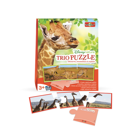 DISNEYNATURE TRIO PUZZLE (FR-DE-IT-EN-NL-ES)