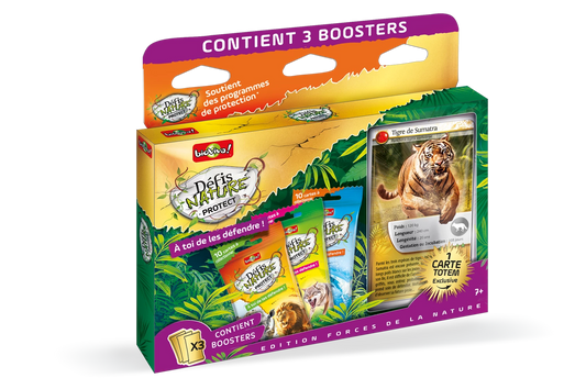DEFIS NATURE PROTECT COFFRET TIGRE (3XBOOSTERS + 1 CARTE TOT