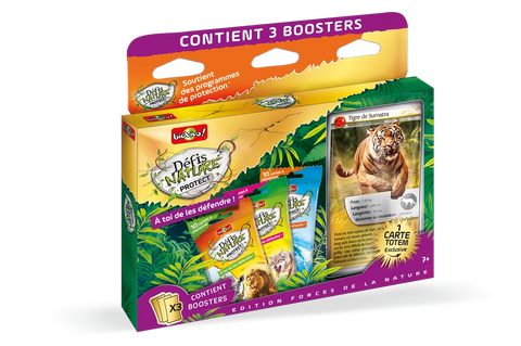 DEFIS NATURE PROTECT COFFRET TIGRE (3XBOOSTERS + 1 CARTE TOT
