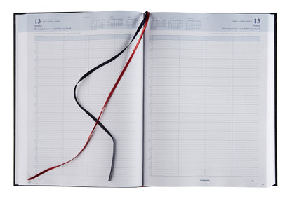 BREPOLS Agenda Bremax 2 Santex 2025 0.002.1345 1T/2S schwarz 21x29cm