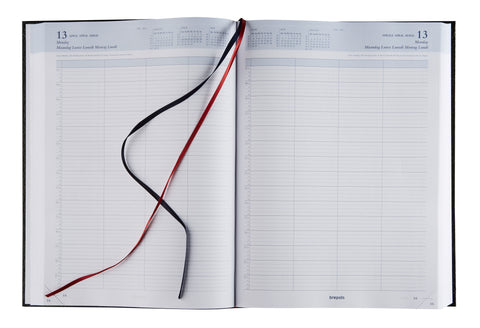 BREPOLS Agenda Bremax 2 Santex 2025 0.002.1345 1T/2S schwarz 21x29cm