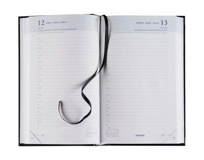 BREPOLS Agenda Brefix Lima 2025 0.016.1256 1T/1S blau 11.3x18.2cm