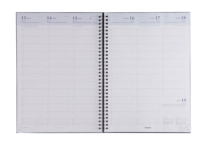 BREPOLS Agenda Omega 30 Kazar 2025 0.030.0685 1W/2S schwarz 21x29cm