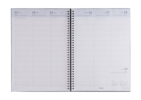BREPOLS Agenda Omega 30 Kazar 2025 0.030.0685 1W/2S schwarz 21x29cm