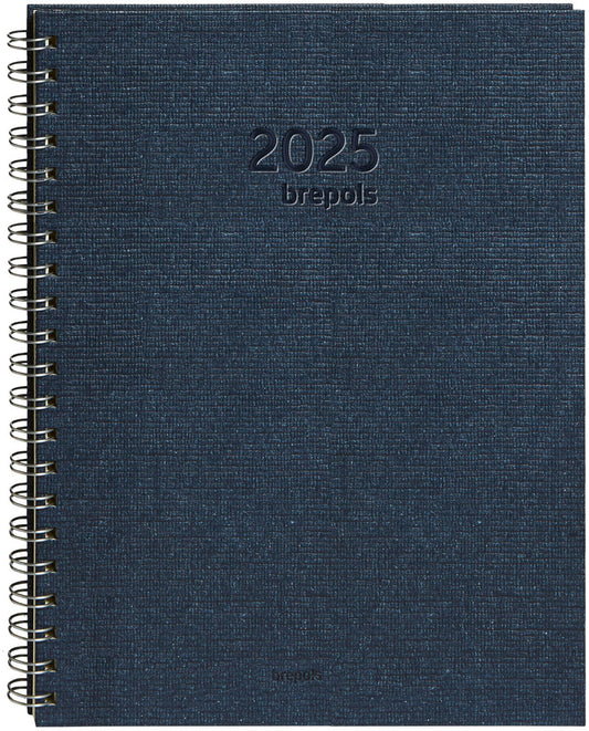 BREPOLS Agenda Omega 30 Kazar 2025 0.030.0685 1W/2S schwarz 21x29cm