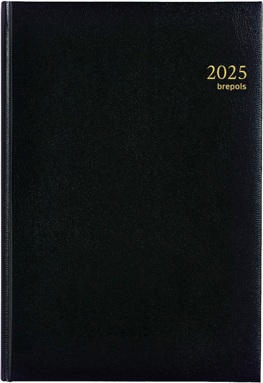 BREPOLS Agenda Omega Lima Kul. 2025 0.030.1256 1W/2S schwarz 21x29cm