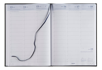 BREPOLS Agenda Omega Lima Kul. 2025 0.030.1256 1W/2S bordeaux 21x29cm