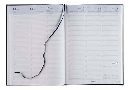 BREPOLS Agenda Omega Lima Kul. 2025 0.030.1256 1W/2S bordeaux 21x29cm