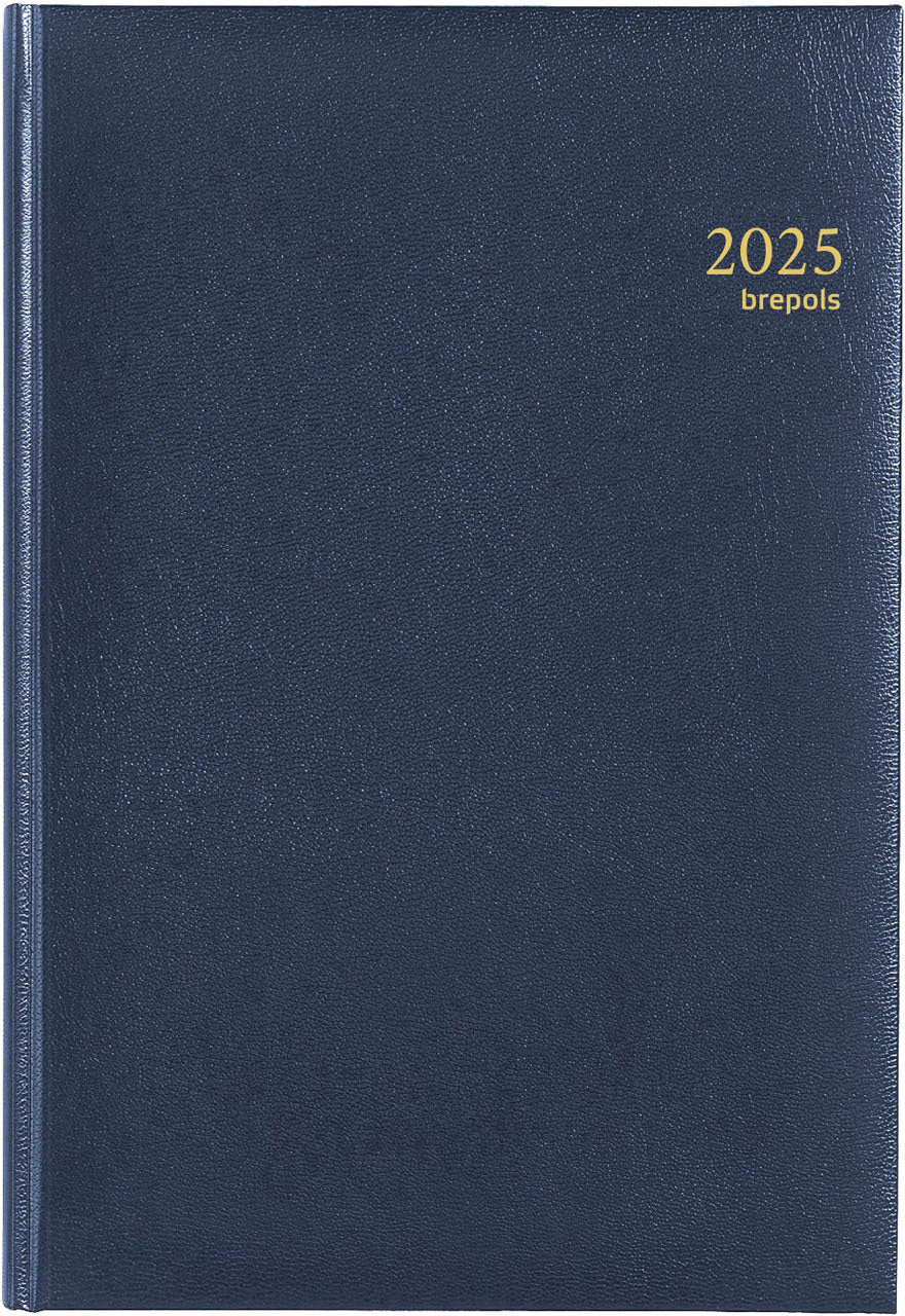 BREPOLS Agenda Omega Lima Kul. 2025 0.030.1256 1W/2S blau 21x29cm