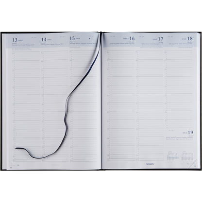 BREPOLS Agenda Omega Lima Kul. 2025 0.030.1256 1W/2S blau 21x29cm