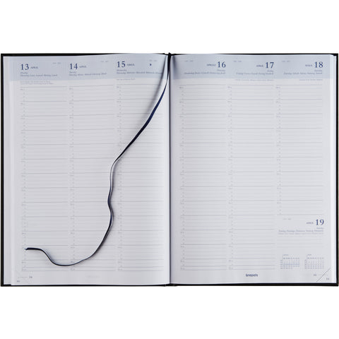 BREPOLS Agenda Omega Lima Kul. 2025 0.030.1256 1W/2S blau 21x29cm