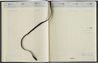 BREPOLS Agenda Timing 0136 Lima 2025 0.136.1256 1W/2S blau 17.1x22cm