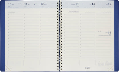 BREPOLS Agenda Timing Calvi 2025 0.136.6870 1W/2S blau 17.1x22cm