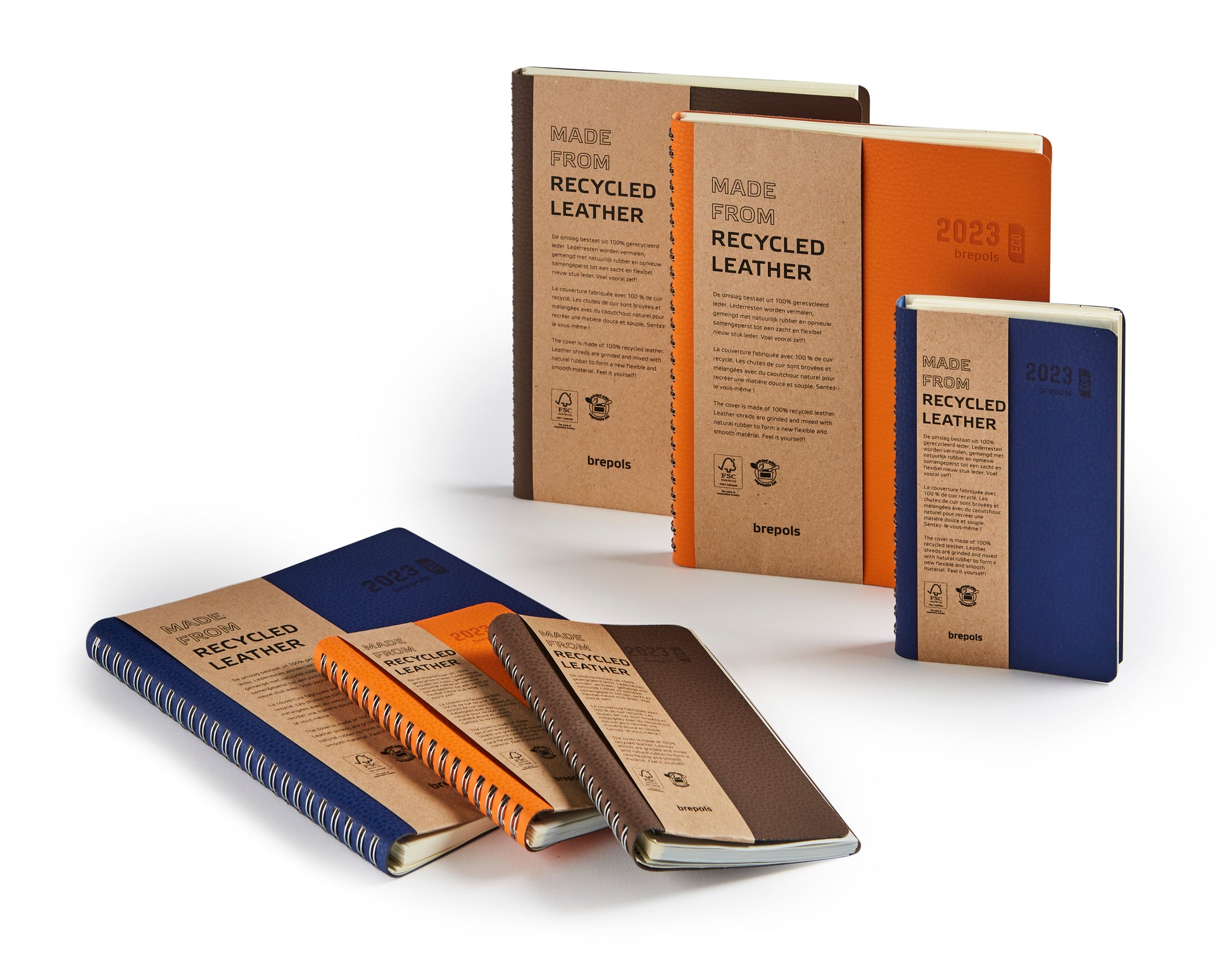 BREPOLS Agenda Timing Calvi 2025 0.136.6870 1W/2S blau 17.1x22cm