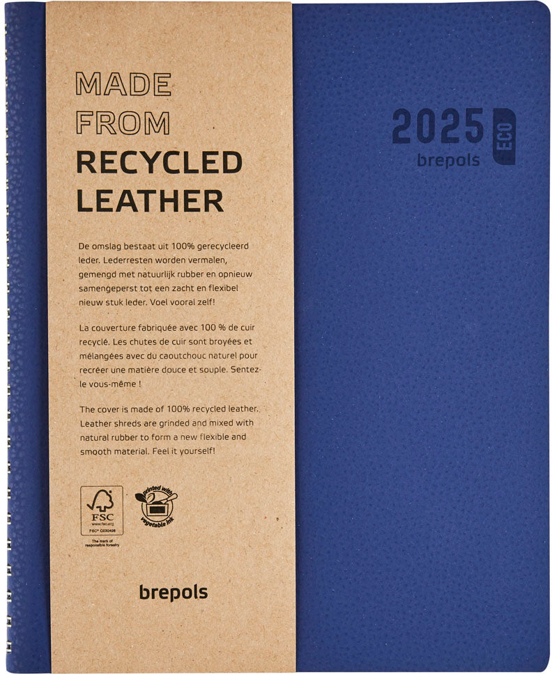 BREPOLS Agenda Timing Calvi 2025 0.136.6870 1W/2S blau 17.1x22cm