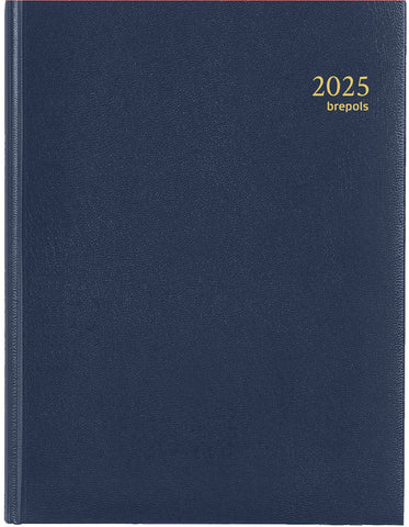 BREPOLS Agenda Timing Lima 2025 0.137.1256 1W/2S blau 17.1x22cm
