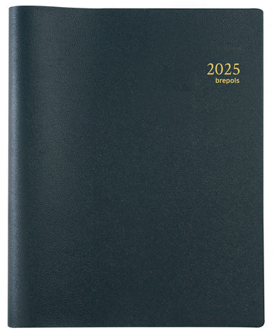 BREPOLS Agenda Omega 27 Genova 2025 0.234.2052 1W/2S schwarz 21x27cm