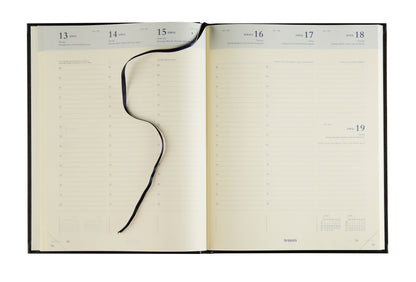 BREPOLS Agenda Concorde Lima Ku. 2025 0.240.1256 1W/2S schwarz 21x27cm