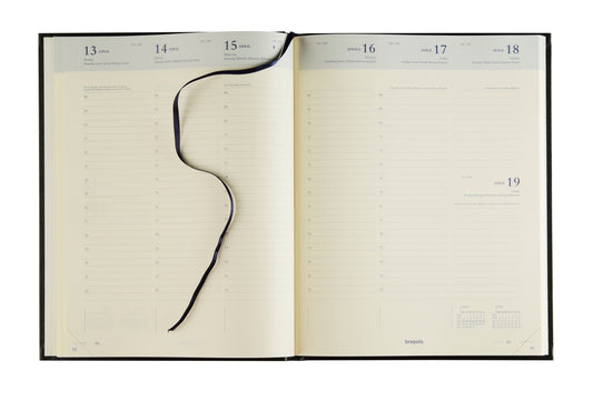 BREPOLS Agenda Concorde Lima Ku. 2025 0.240.1256 1W/2S blau 21x27cm