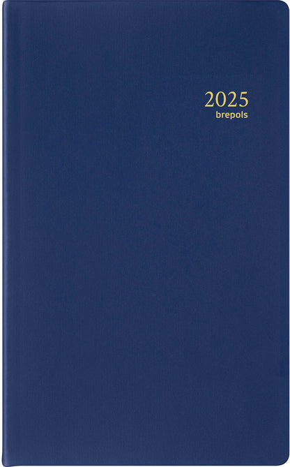 BREPOLS Agenda Breform Seta 2025 0.516.2120 1T/1S blau 10x16.5cm
