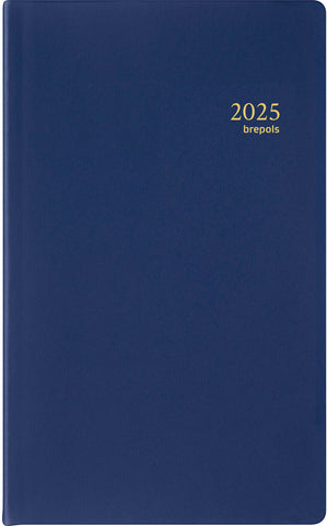 BREPOLS Agenda Breform Seta 2025 0.516.2120 1T/1S blau 10x16.5cm
