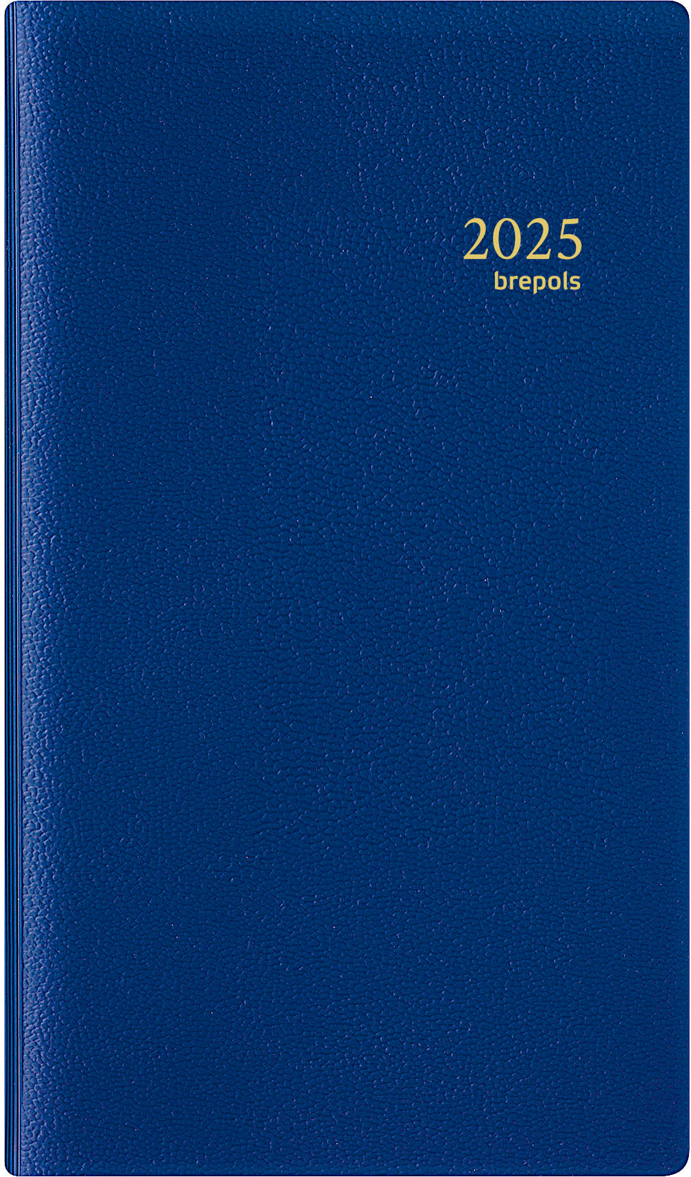BREPOLS Agenda Notaplan Genova 2025 0.716.2051 1W/2S blau 9x16cm