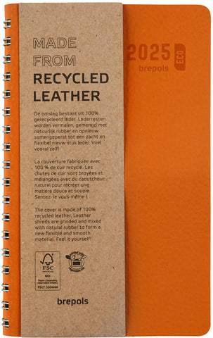 BREPOLS Agenda Interplan Calvi 2025 0.736.6870 1W/2S orange 9x16cm