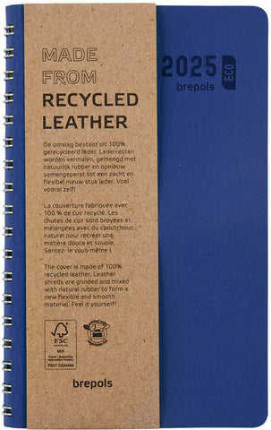 BREPOLS Agenda Interplan Calvi 2025 0.736.6870 1W/2S blau 9x16cm