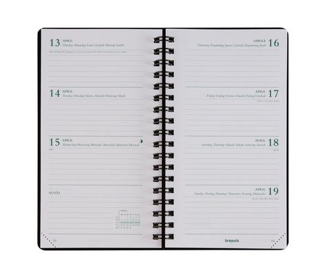 BREPOLS Agenda Ecorama 780 Kazar 2025 0.780.0685 1W/2S ass. 9x16cm